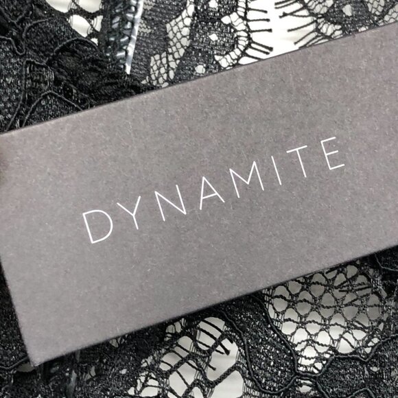 NWT Dynamite Open Back Lace Bodysuit size M - Picture 10 of 16